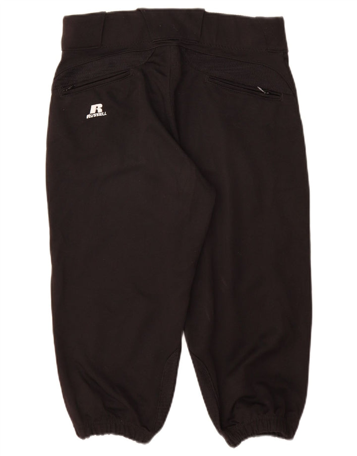 Russell Athletic Womens Joggers Capri Trousers Medium W28 L19 Black