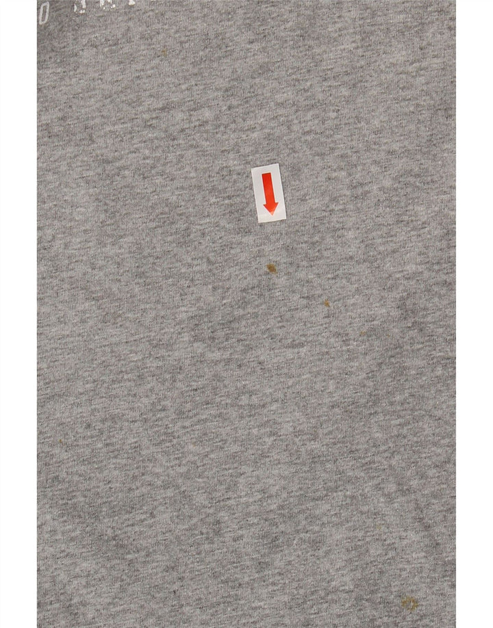 ADIDAS T-Shirt Graphique Homme Petit Gris Coton