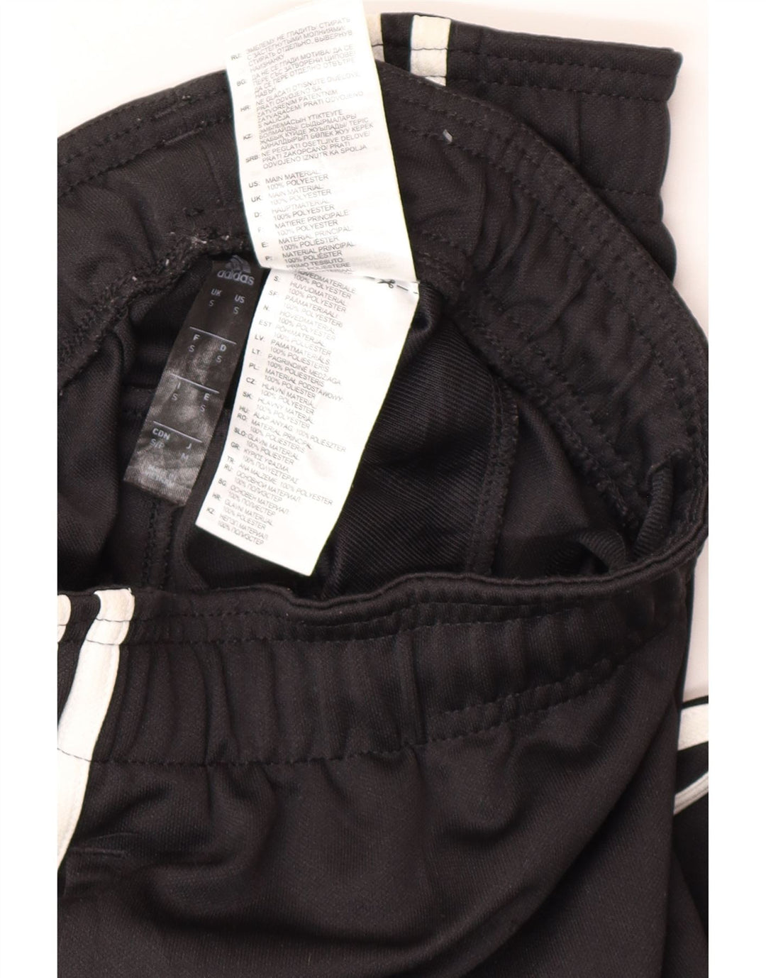 ADIDAS Pantalon de survêtement pour hommes Petit Noir Polyester
