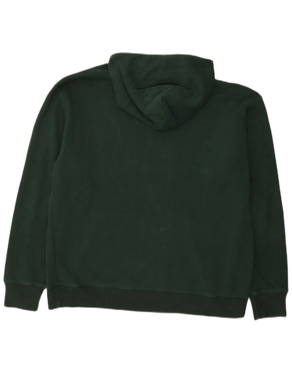 Męski sweter z kapturem XL, zielony, bawełniany Abercrombie & Fitch