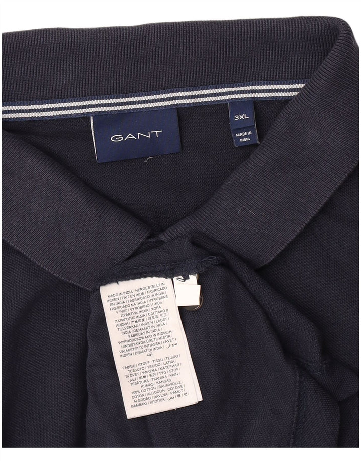 Gant Polo Shirt til mænd 3XL marineblå bomuld
