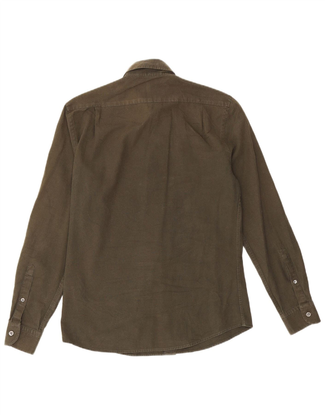 Reiss Chemise Regular Fit Petit Kaki Coton Homme
