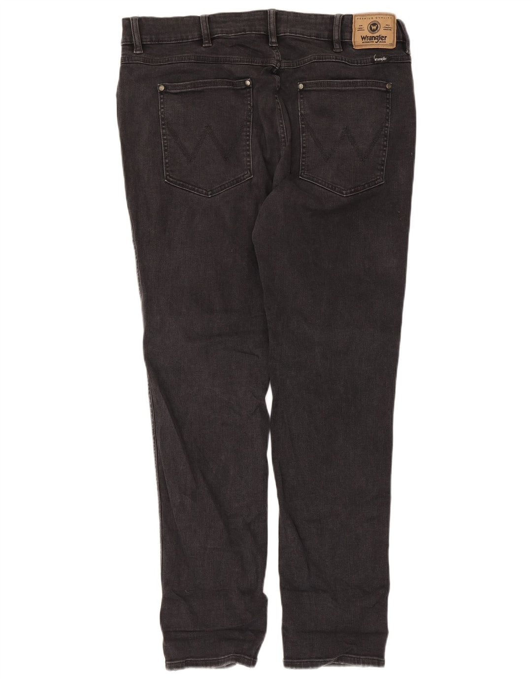 Wrangler Mens Sid Slim Jeans W38 L29 Grey Cotton