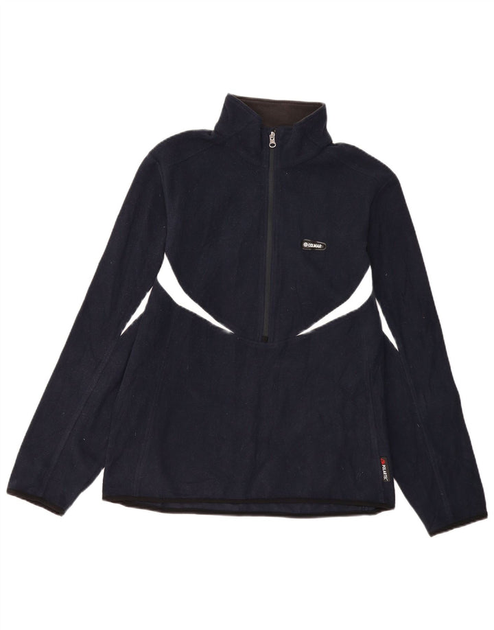 Colmar Herren-Fleecepullover aus Polartec-Fleece mit Reißverschluss, mittleres Marineblau, Polyester