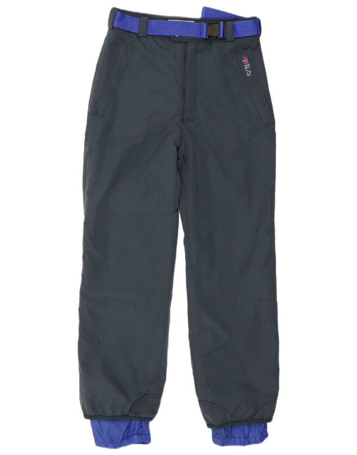 Fila Mens Ski Trousers IT 48 Medium  Navy Blue Polyester