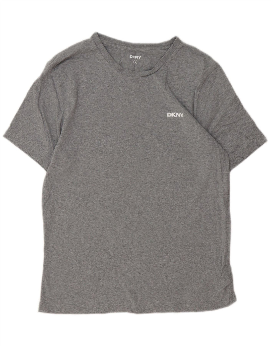 T-shirt da uomo DKNY Top grande in cotone grigio