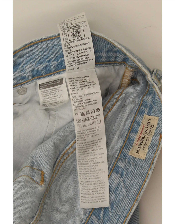 Levi's Mens 501 Straight Jeans W31 L30 Blue Cotton