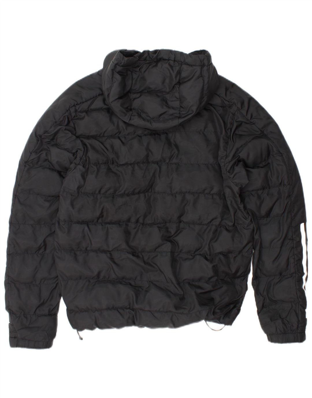 Adidas Herren Kapuzenjacke gepolstert UK 36 Small Schwarz Polyester
