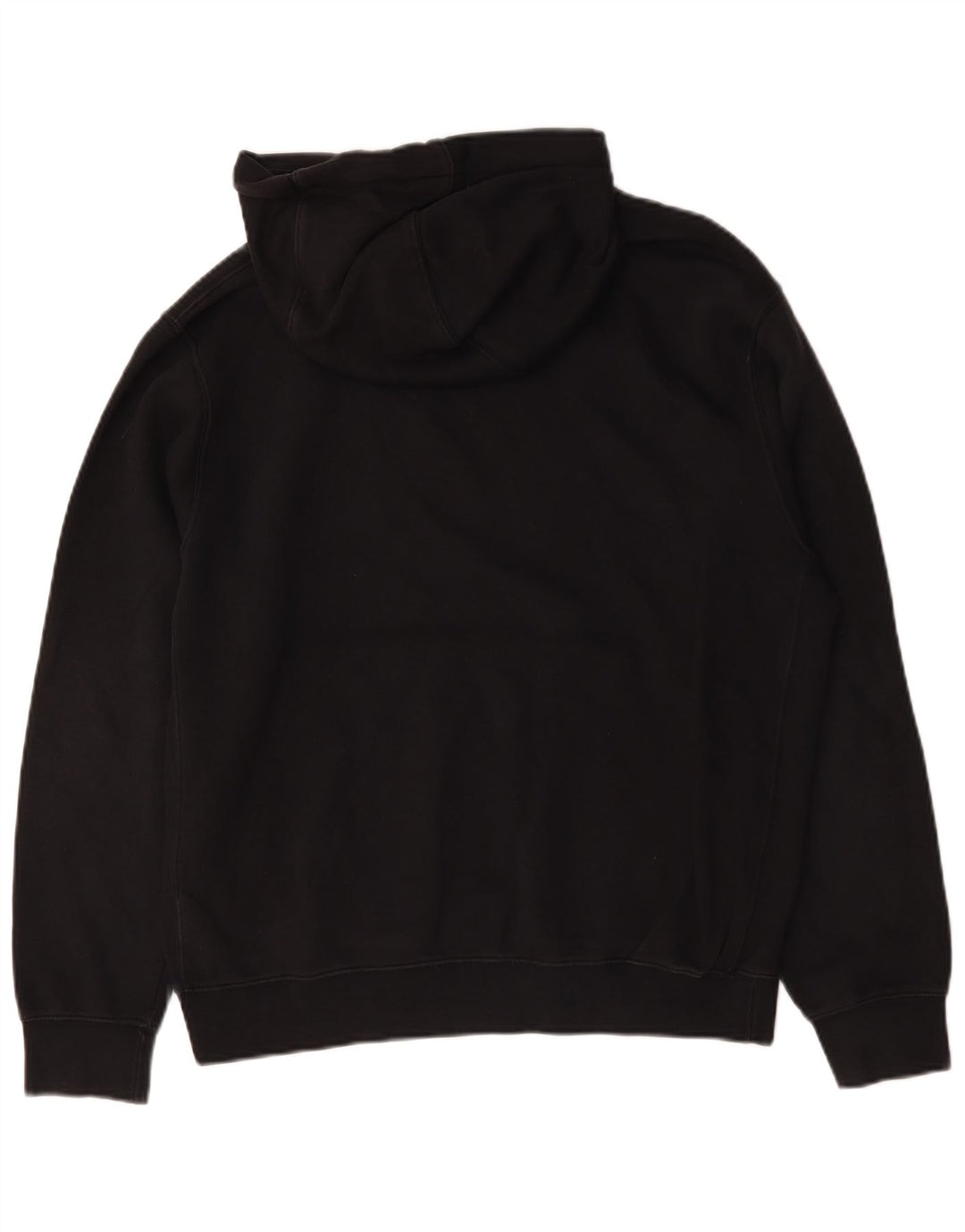 Nike Mens Graphic Hoodie Jumper Medium Black Cotton