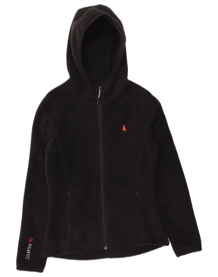 Musto Dame Polartec Fleecejakke med hætte UK 8 Lille sort polyester