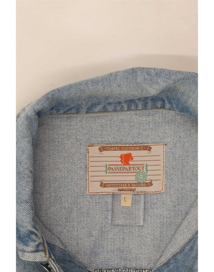 Vintage Herre denimjakke UK 40 Large Blue