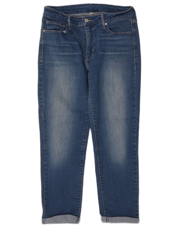 Levi's Womens Cropped Jeans W30 L24 Blå Bomuld