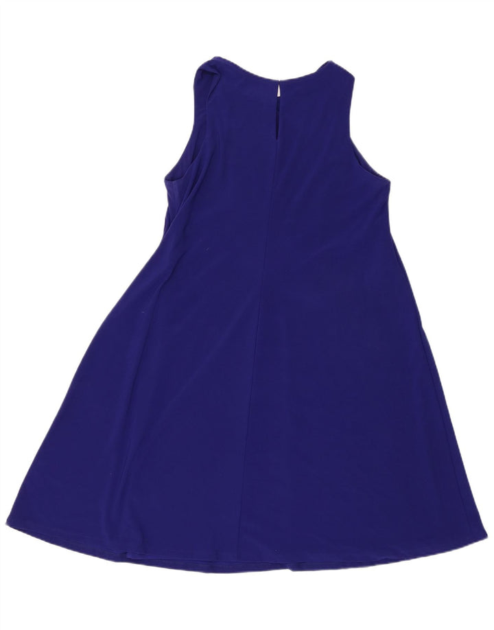 Ärmelloses Zeltkleid für Damen von Ralph Lauren, US 6, Mittelblau, Polyester