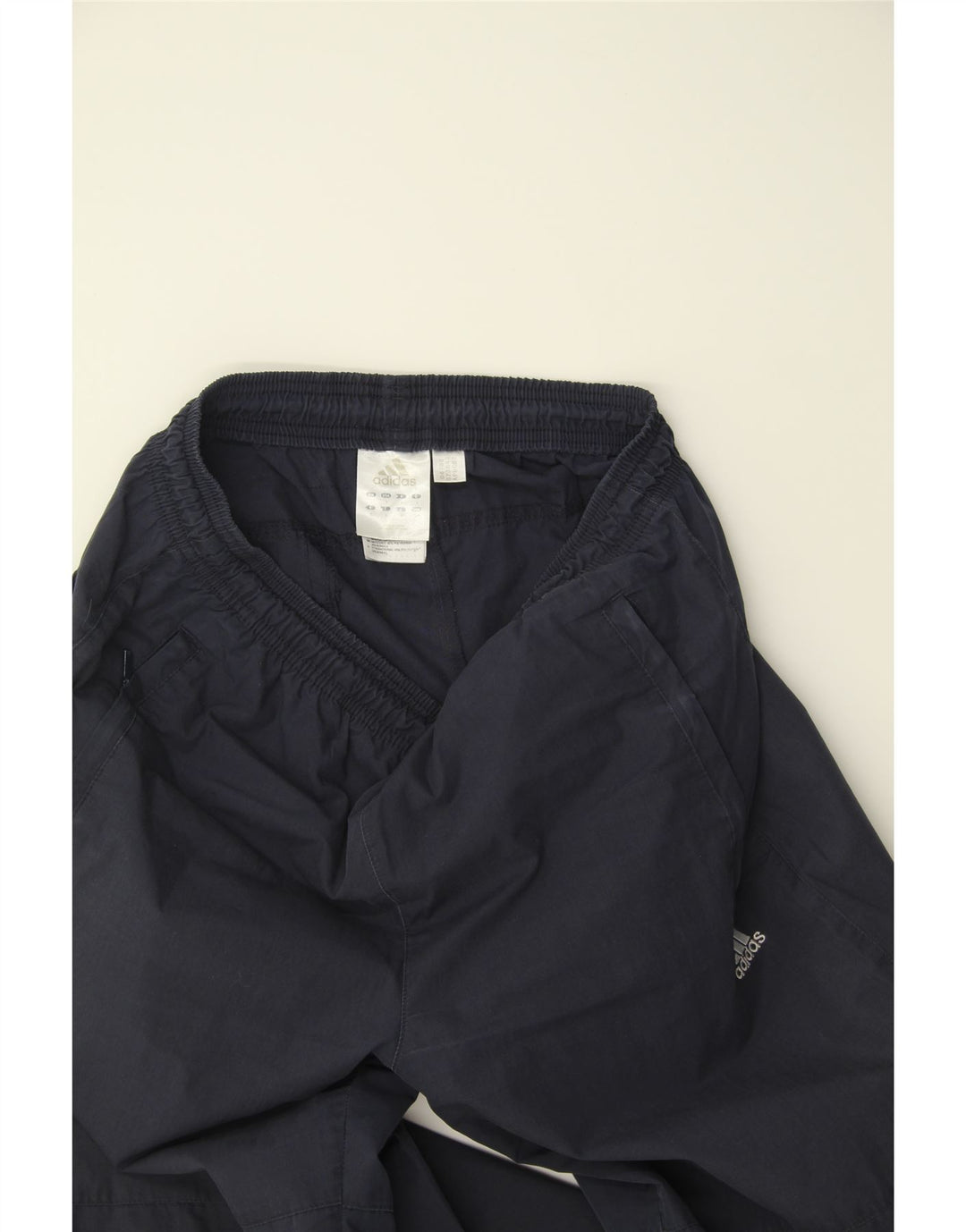 ADIDAS Mens Tracksuit Trousers Small  Navy Blue Polyester Vintage Adidas and Second-Hand Adidas from Messina Hembry 