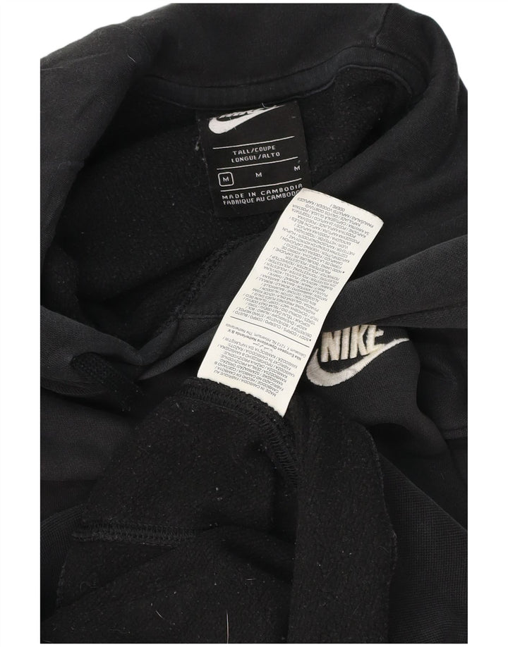 Nike Høj hættetrøje til mænd mellem sort bomuld