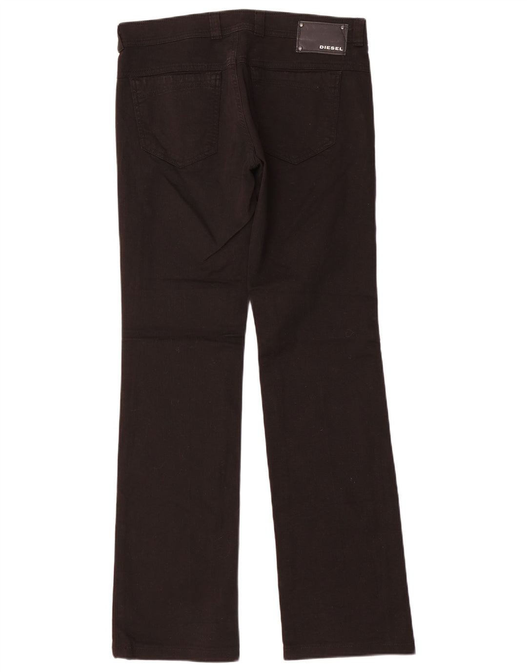 Diesel Dame Straight Jeans W29 L32 Sort Bomuld