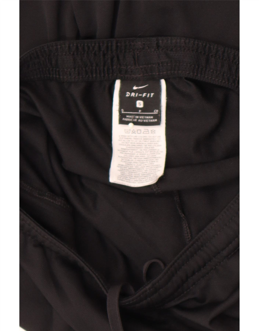 Nike Mens Dri Fit Tracksuit Trousers Small Black Polyester