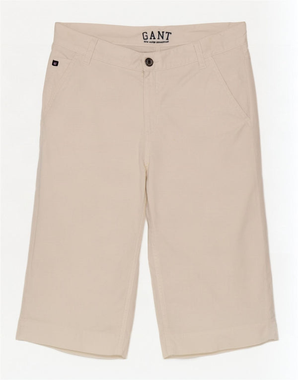 Gant Damen-Bermudashorts W30 Mittelweiße Baumwolle