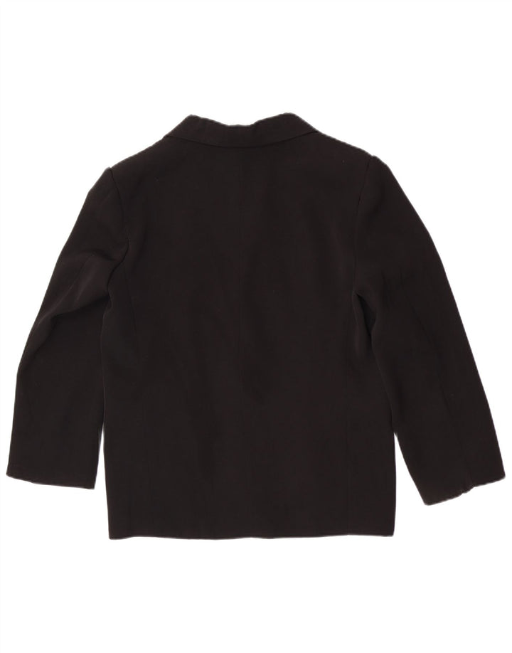 Vintage Boys 3 Botones Blazer Chaqueta 11-12 Años Negro