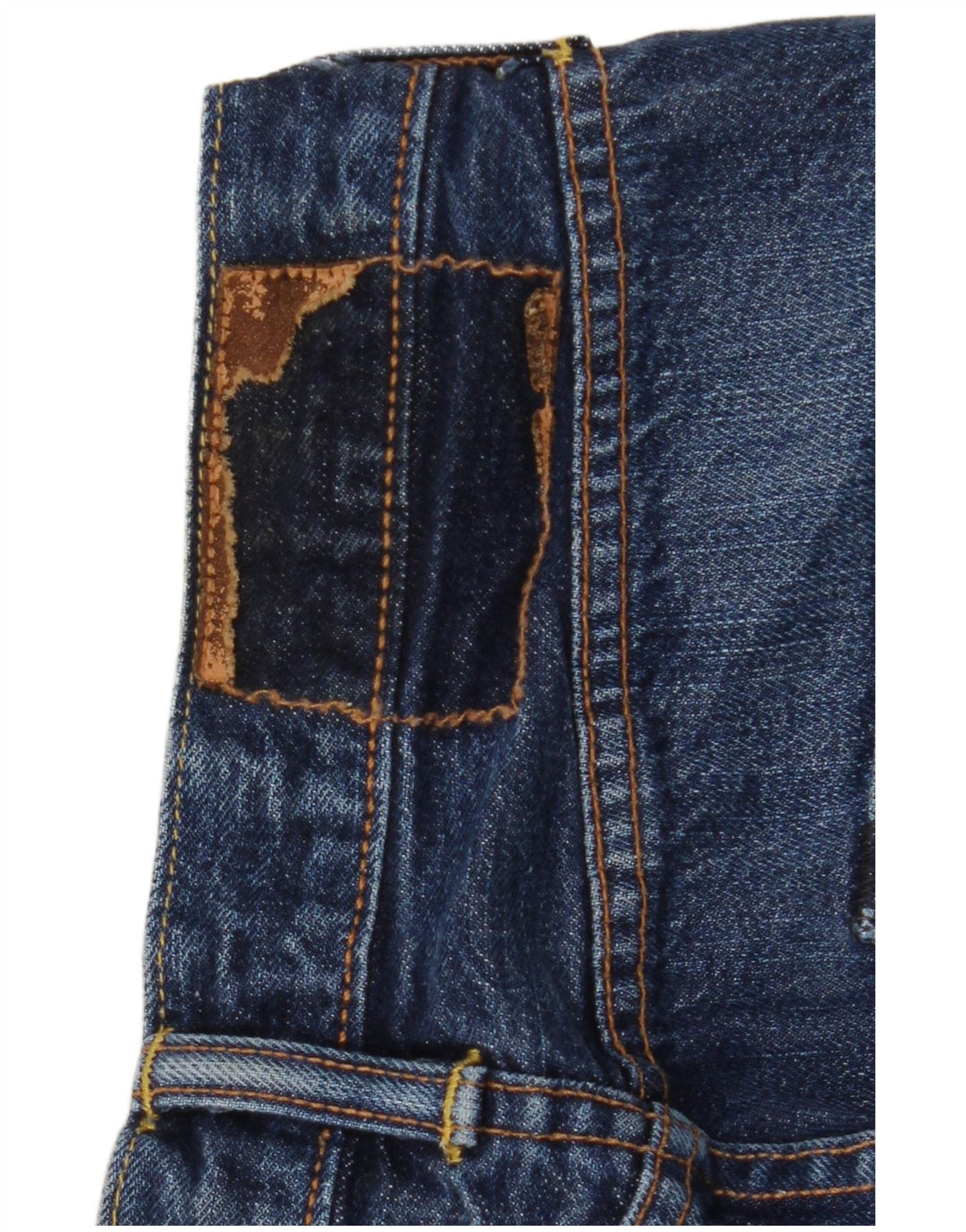 Levi's Mens Straight Jeans W28 L32 Navy Blue Cotton
