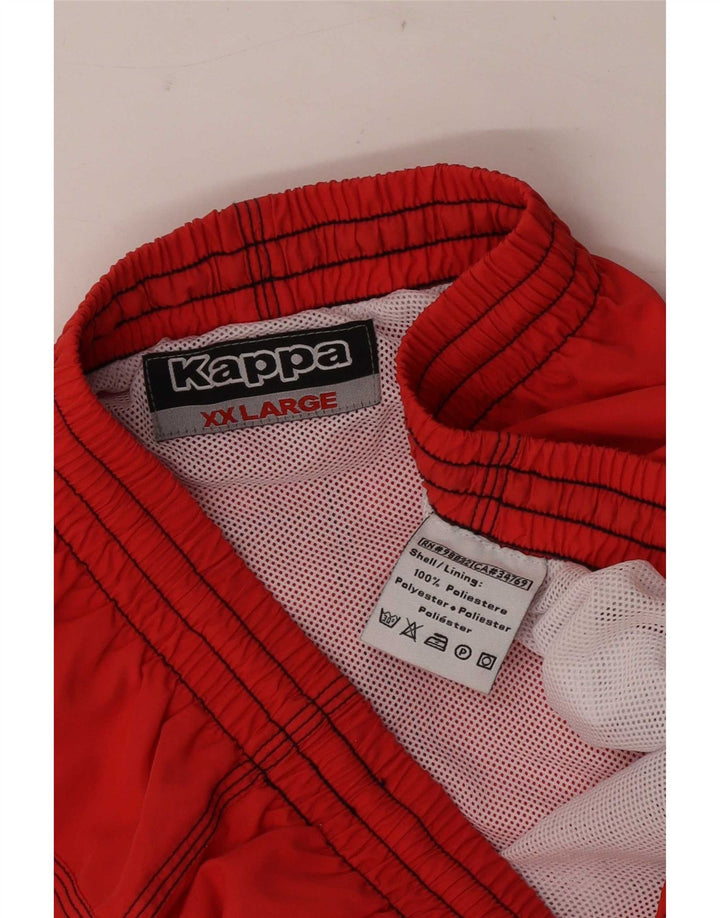 Kappa Mens Swimming Shorts 2XL  Red Polyester