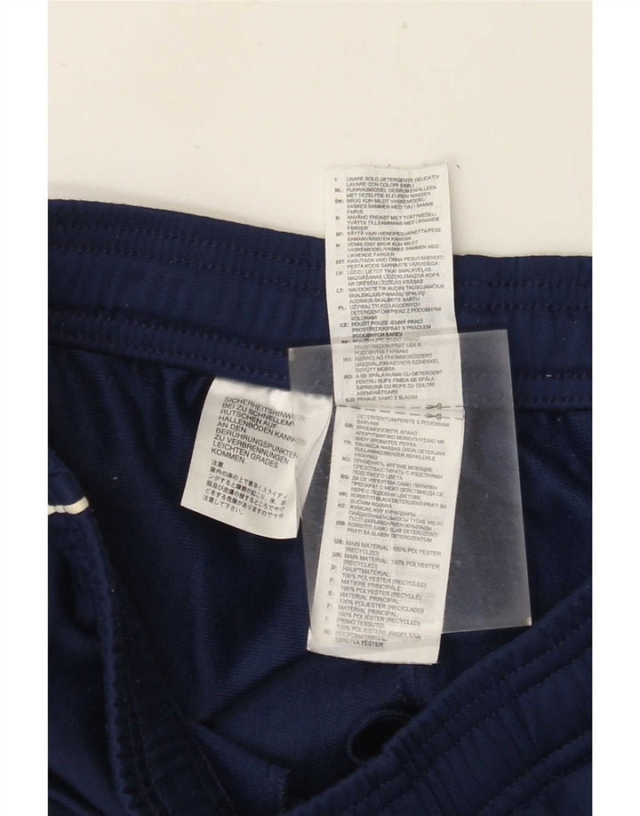 Adidas Mens Tracksuit Trousers Joggers Medium  Navy Blue Polyester