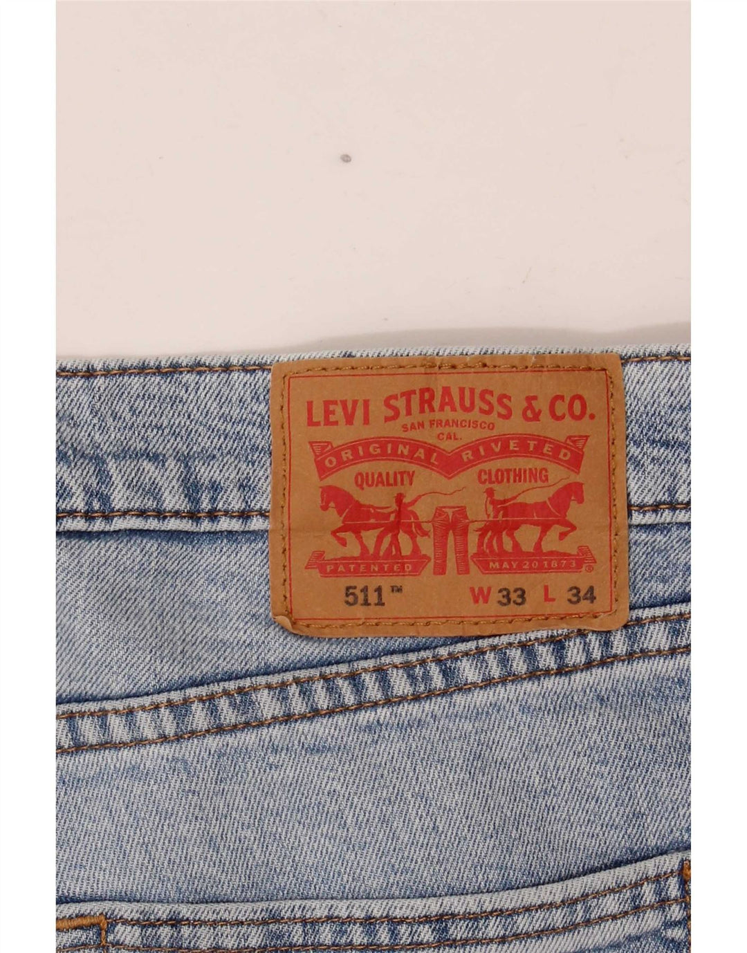 Мужские джинсы Levi's Slim 511 W33 L34 синие
