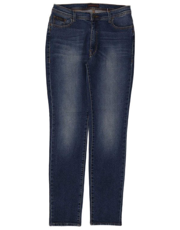 Trussardi Womens Slim Jeans W30 L30 Blue Cotton