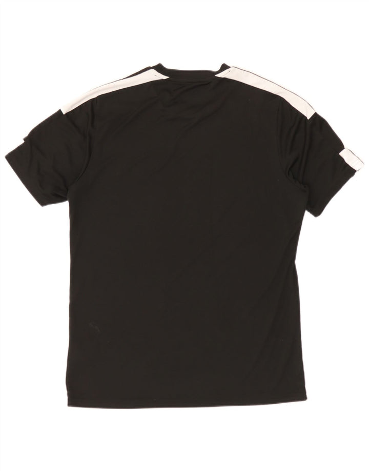 Adidas Mens Aeroready T-Shirt Top Medium Black Colourblock Polyester