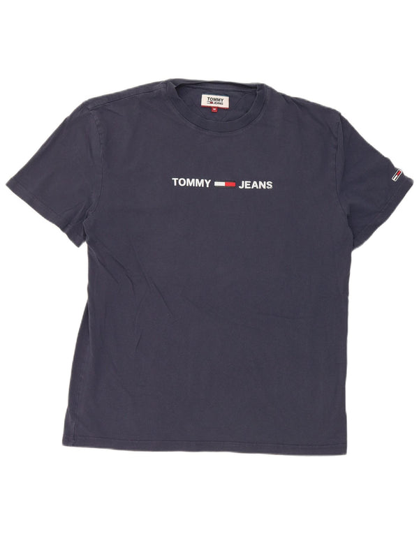 Tommy Hilfiger Herre grafisk T-shirt Top Medium Navy Blue