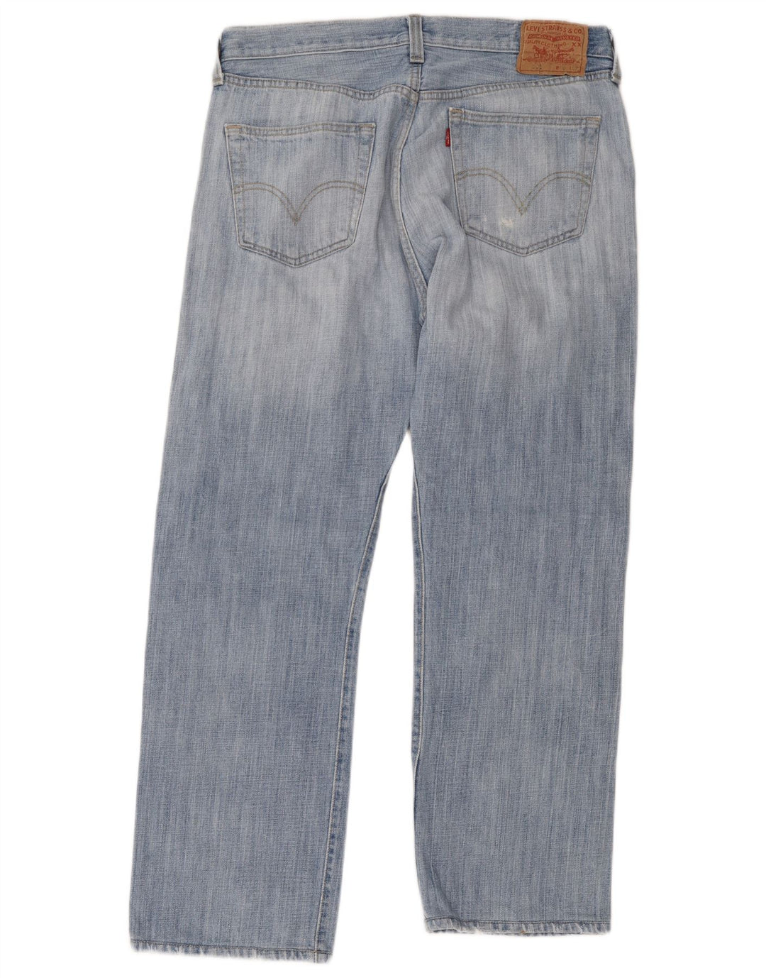Levi's Mens 501 Straight Jeans W36 L32 Blue Cotton