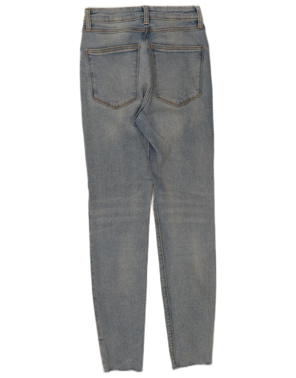 Zara Femme Jean Skinny EU 36 XS W26 L26 Bleu Coton