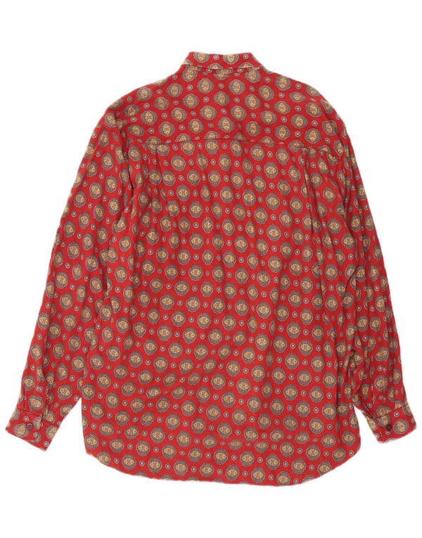 Carrera Herreskjorte Medium Rød Paisley Bomuld
