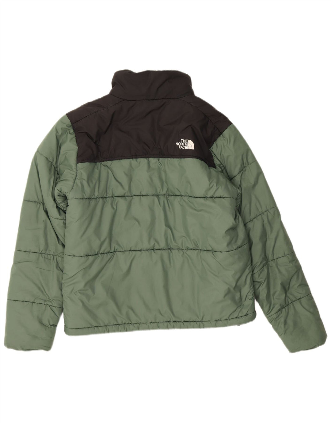 The North Face Chaqueta acolchada para hombre ES 36 Small Verde Colorblock Poliéster
