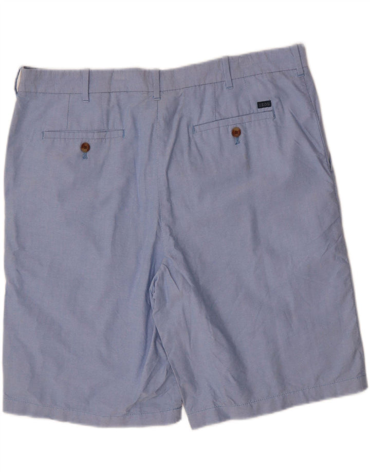 IZOD Mens Chino Shorts W40 XL Blue Cotton Vintage Izod and Second-Hand Izod from Messina Hembry 