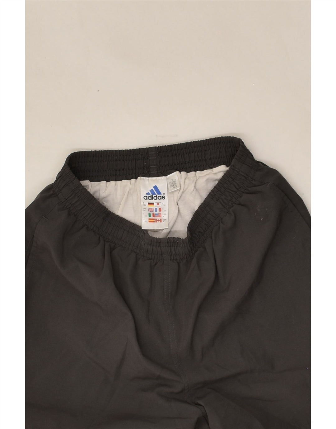 ADIDAS Boys Sport Shorts 9-10 Years Grey Polyester | Vintage Adidas | Thrift | Second-Hand Adidas | Used Clothing | Messina Hembry 