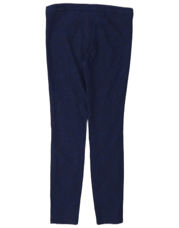 Zara Γυναικείο Skinny Casual Παντελόνι Small W26 L28 Blue Paisley