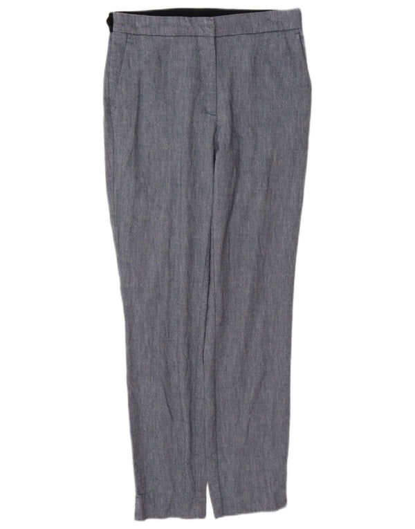 Zara Γυναικείο ίσιο παντελόνι Chino Medium W28 L27 Μπλε βαμβακερό