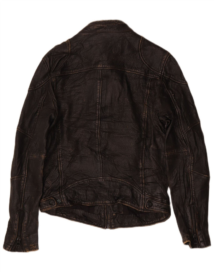 Gypsy Herre Læderjakke UK 38 Medium Sort