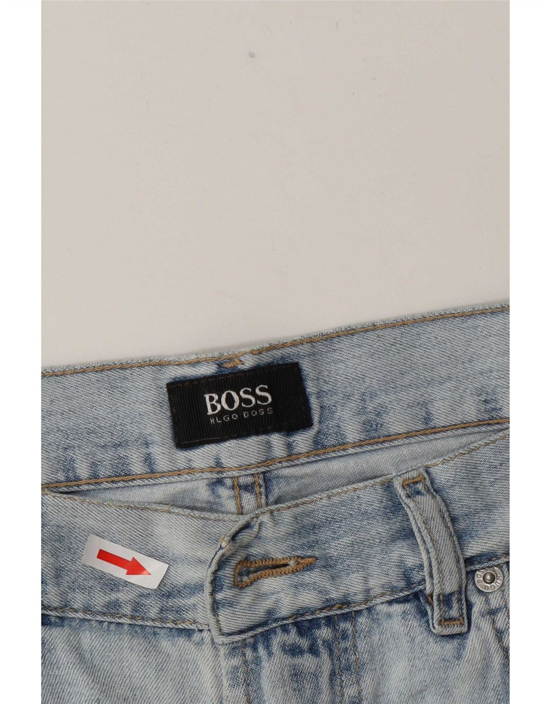 Hugo Boss Denim Shorts til mænd W35 Large Blue