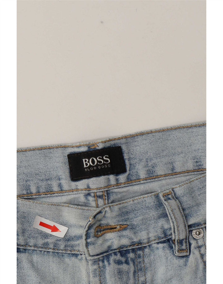 Hugo Boss Denim Shorts til mænd W35 Large Blue