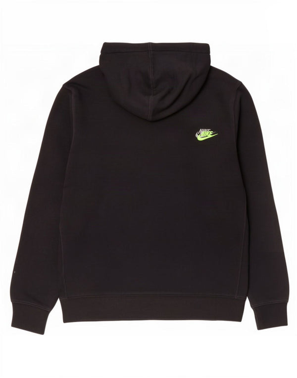Felpa con cappuccio da uomo Nike Large in cotone nero