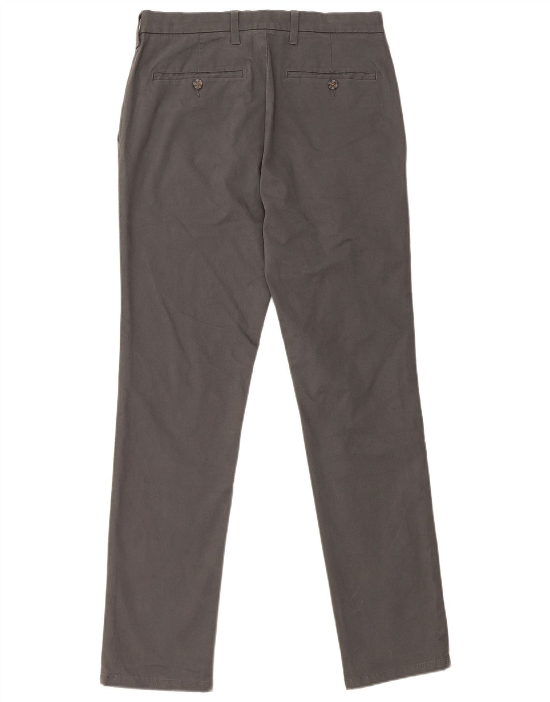 Marks & Spencer Mens Slim Chino Trousers W30 L31 Grey Cotton