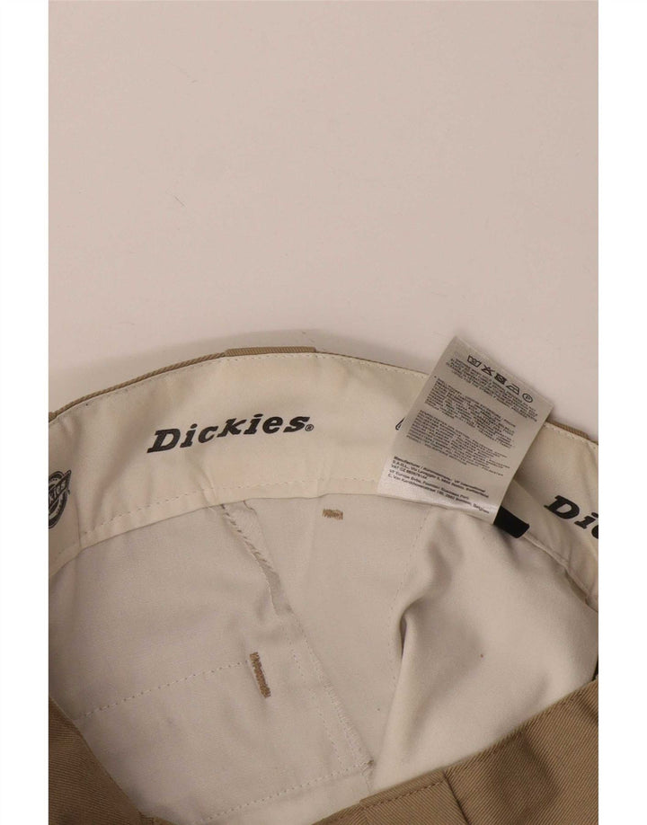 Dickies Womens Straight Chino Trousers W26 L27 Beige Polyester