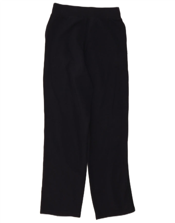 Marks & Spencer Womens Tracksuit Trousers UK 8 Small Navy Blue Cotton