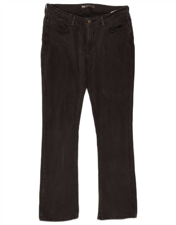 Levi's Womens Legging Bootcut Jeans W32 L32 Black Cotton