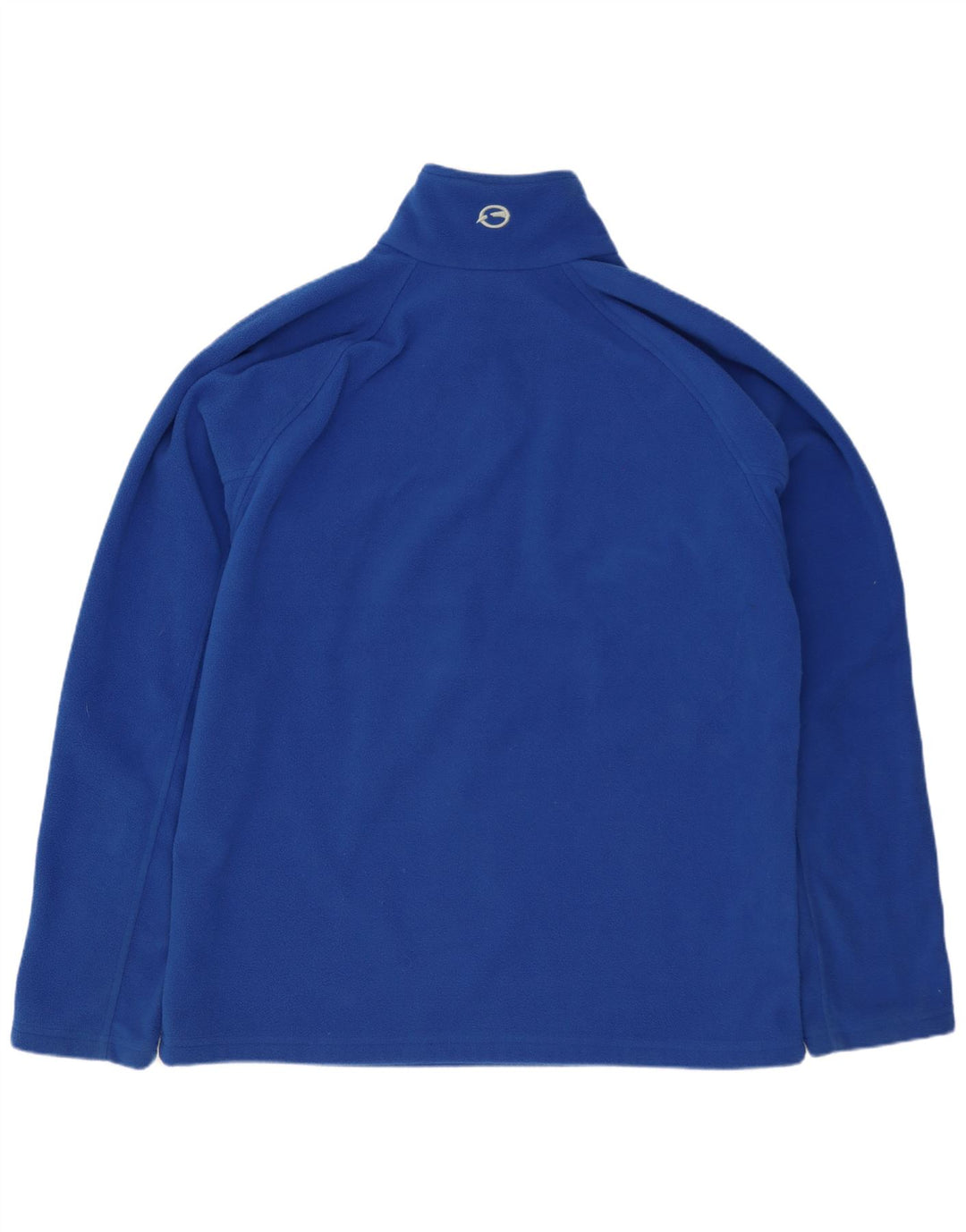 Maglione in pile da uomo con zip e collo Sprayway in poliestere blu medio