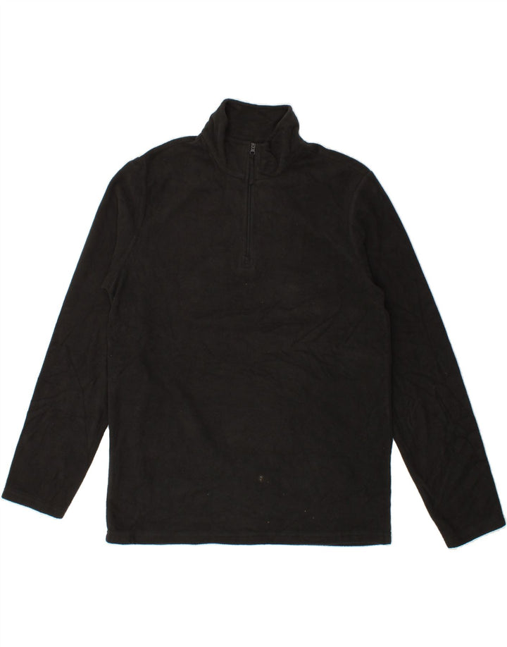 MOUNTAIN WAREHOUSE Mens Fleece Jumper Medium Black Polyester Vintage Mountain Warehouse and Second-Hand Mountain Warehouse from Messina Hembry 