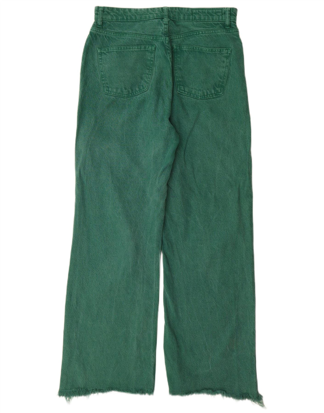 Zara Dame Løse Jeans EU 38 Small W28 L31 Grøn