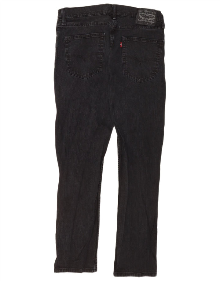 Мужские узкие джинсы Levi's W33 L30, черный хлопок